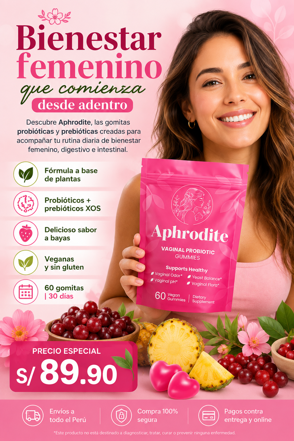 Nuevas Gomitas probióticas APHRODITE®: El secreto definitivo para una intimidad sana y una confianza total